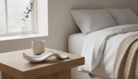Residential Bedroom Interior Background