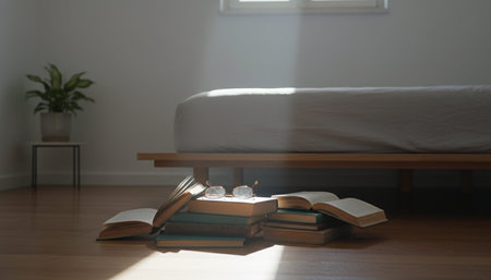 Residential Bedroom Interior Background