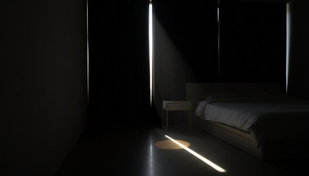 Residential Bedroom Interior Background