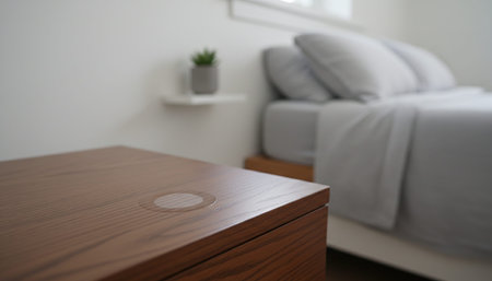 Residential Bedroom Interior Background