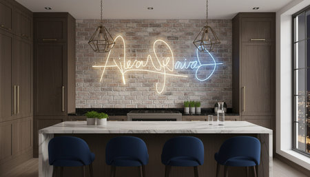 Residential Kitchen Interior Scene