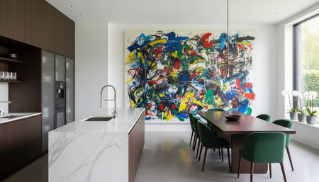 Residential Kitchen Interior Scene