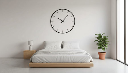 Residential Bedroom Interior Background