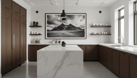 Residential Kitchen Interior Scene