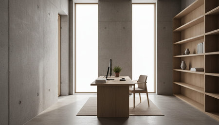 Home Work Space Interior Background