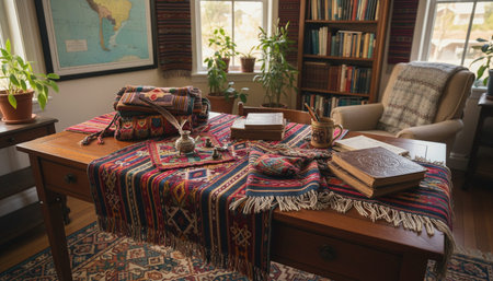 Home Work Space Interior Background