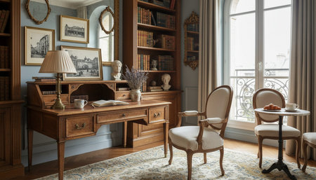 Home Work Space Interior Background