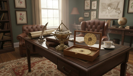 Home Work Space Interior Background