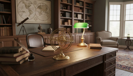 Home Work Space Interior Background