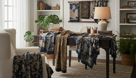 Home Work Space Interior Background
