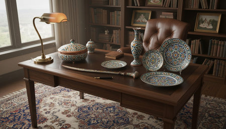 Home Work Space Interior Background
