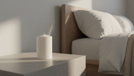 Residential Bedroom Interior Background