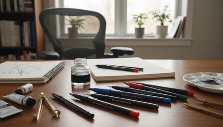 Home Work Space Interior Background
