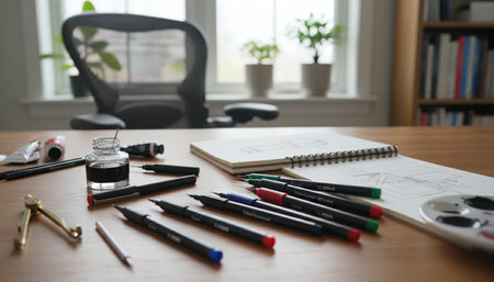 Home Work Space Interior Background