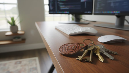 Home Work Space Interior Background