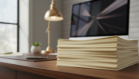 Home Work Space Interior Background