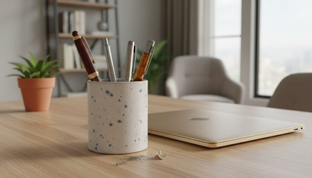 Home Work Space Interior Background