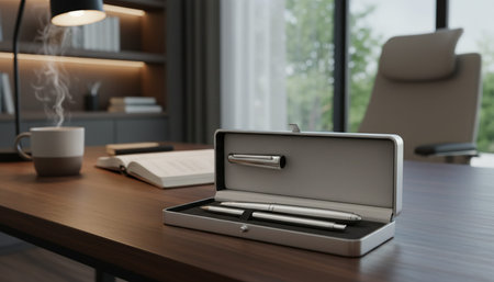 Home Work Space Interior Backgroundの写真素材