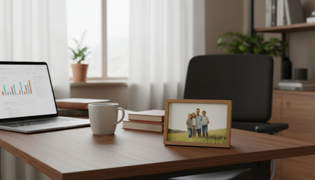 Home Work Space Interior Background