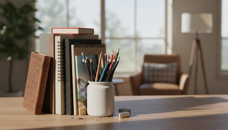 Home Work Space Interior Background