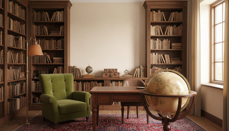 Clean Interior Room Scene Background for Creative Design
