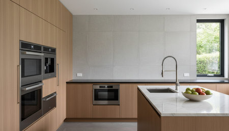 Clean Interior Room Scene Background for Creative Design