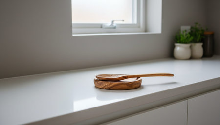 Clean Interior Room Scene Background for Creative Design