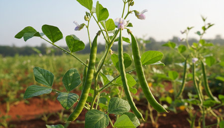 Natural Farm and Garden Elements Background