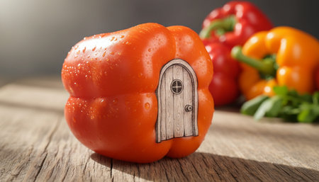 Natural Farm and Garden Elements Background