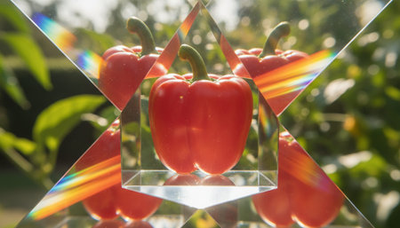 Natural Farm and Garden Elements Background