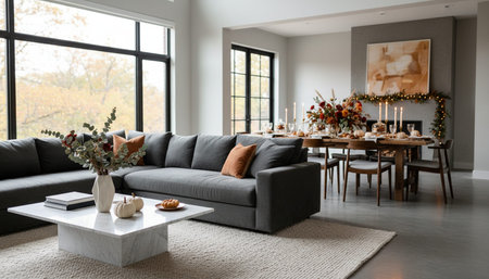 Modern Indoor Interior Space Background Photo for Creative Design