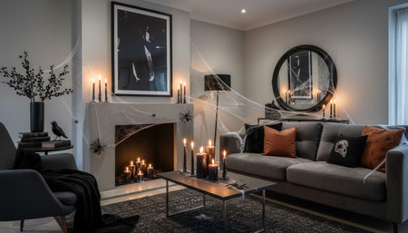 Modern Indoor Interior Space Background Photo for Creative Designの写真素材