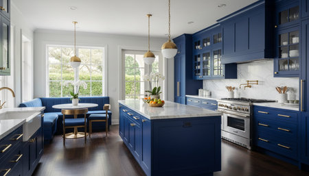 Modern Kitchen Interior Space Background