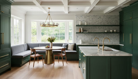 Modern Kitchen Interior Space Background