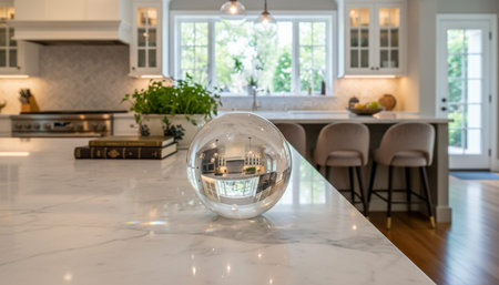 Modern Kitchen Interior Space Background