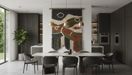 Modern Kitchen Interior Space Background