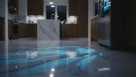 Modern Kitchen Interior Space Background