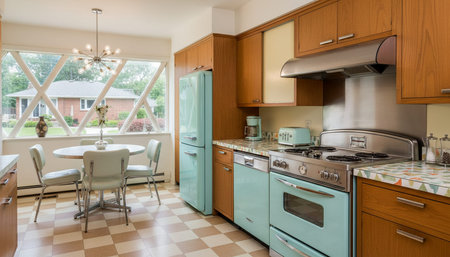 Modern Kitchen Interior Space Background