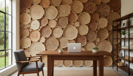 Creative Workspace Interior Room Background