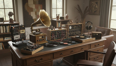 Creative Workspace Interior Room Background