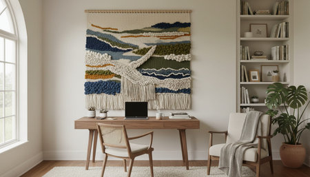Creative Workspace Interior Room Background