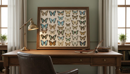 Creative Workspace Interior Room Background