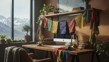 Creative Workspace Interior Room Background