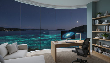 Creative Workspace Interior Room Background