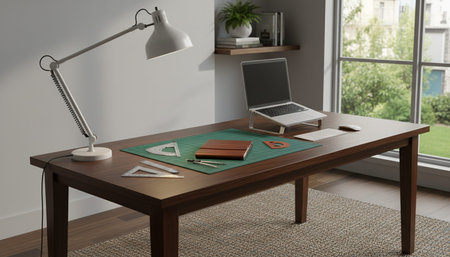 Creative Workspace Interior Room Background