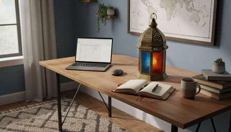 Creative Workspace Interior Room Background