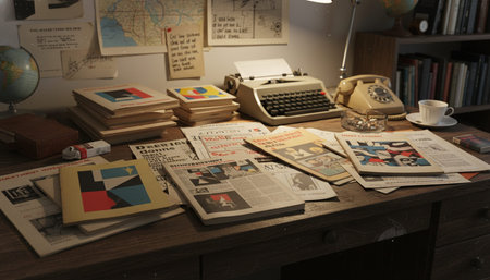 Creative Workspace Interior Room Background