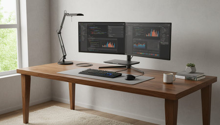Creative Workspace Interior Room Background