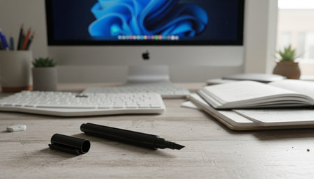 Creative Workspace Interior Room Background