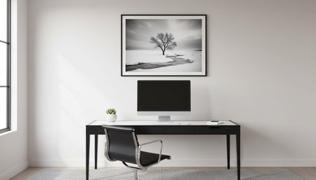 Creative Workspace Interior Room Background